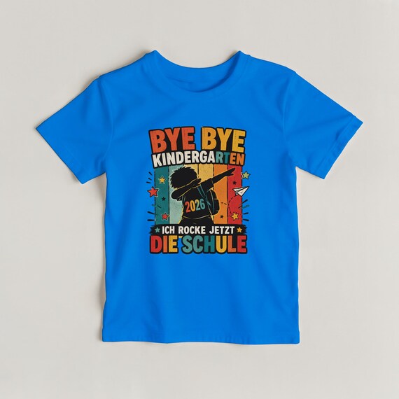 Weiteres Produktbild: Einschulungs-Shirt „Erste Klasse“ Retro