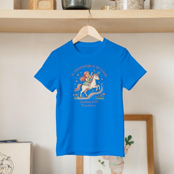 Weiteres Produktbild: Einhorn-Shirt zur Einschulung