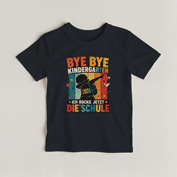 Weiteres Produktbild: Einschulungs-Shirt „Erste Klasse“ Retro