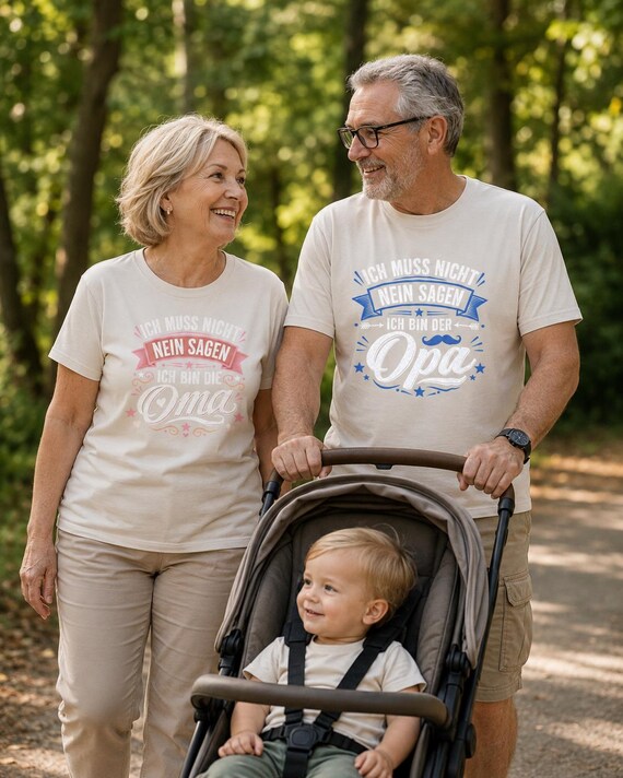 Weiteres Produktbild: Oma & Opa Shirt – Großeltern-Geschenk