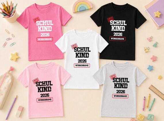 Weiteres Produktbild: Einschulungs-Shirt „Limited Edition“ (personalisierbar)