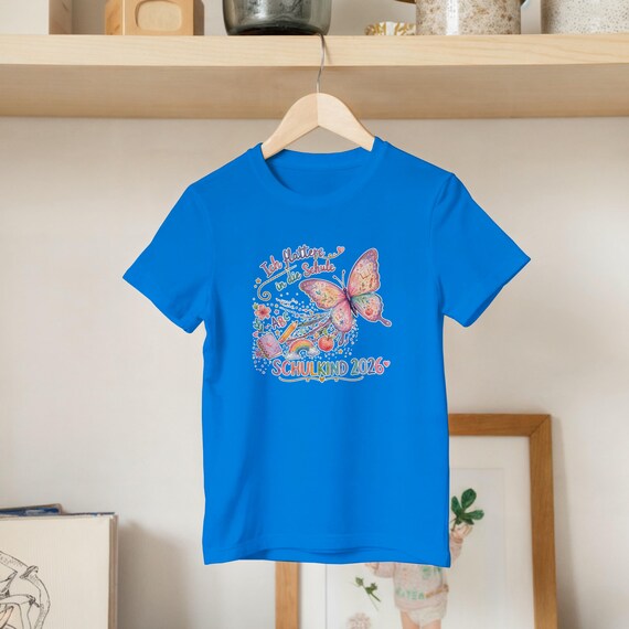 Weiteres Produktbild: Schmetterlings-Shirt zur Einschulung