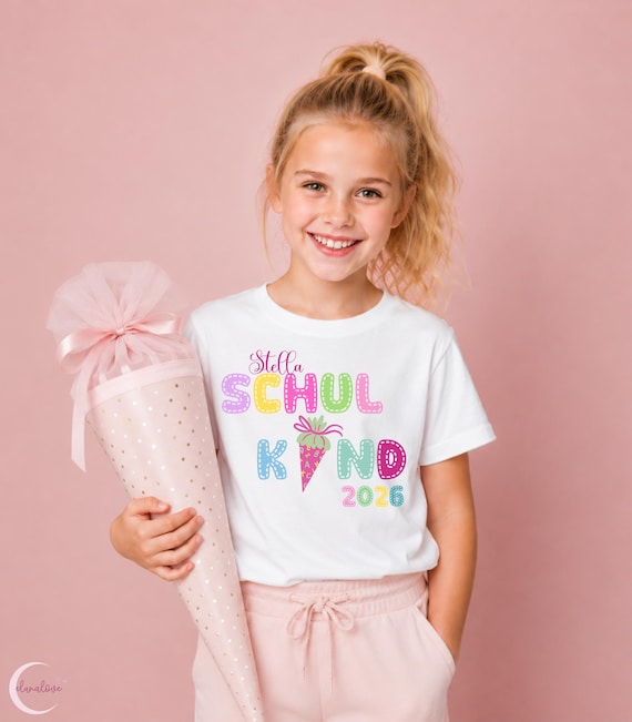 Einschulungs-Shirt zum Schulbeginn (personalisierbar)