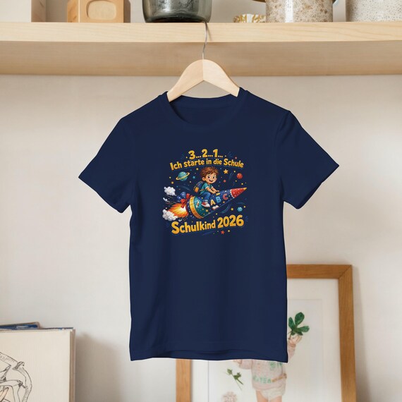 Weiteres Produktbild: Raketen-Shirt zur Einschulung