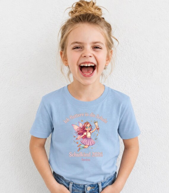 Weiteres Produktbild: Feen-Shirt mit Schmetterling (personalisierbar)