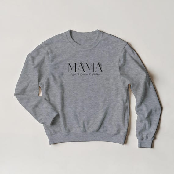 Weiteres Produktbild: Mama-Pullover mit Wunschjahr (personalisierbar)