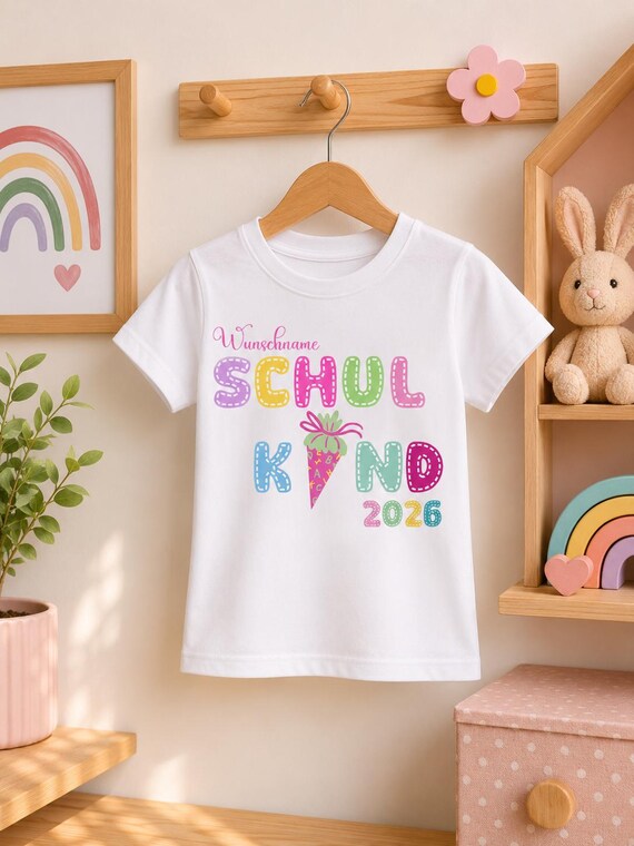 Weiteres Produktbild: Einschulungs-Shirt zum Schulbeginn (personalisierbar)
