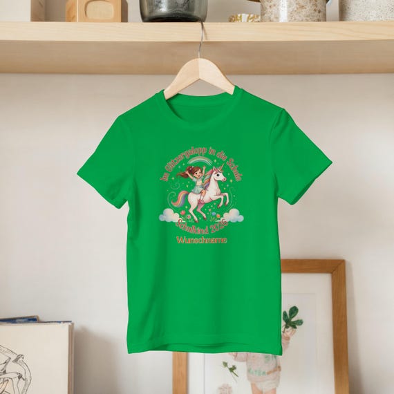 Weiteres Produktbild: Einhorn-Shirt zur Einschulung
