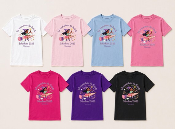 Weiteres Produktbild: Hexen-Shirt zur Einschulung