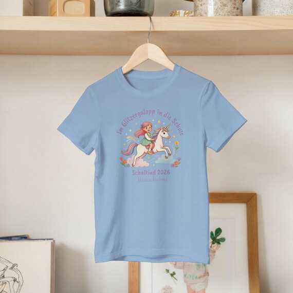 Weiteres Produktbild: Einhorn-Shirt zur Einschulung