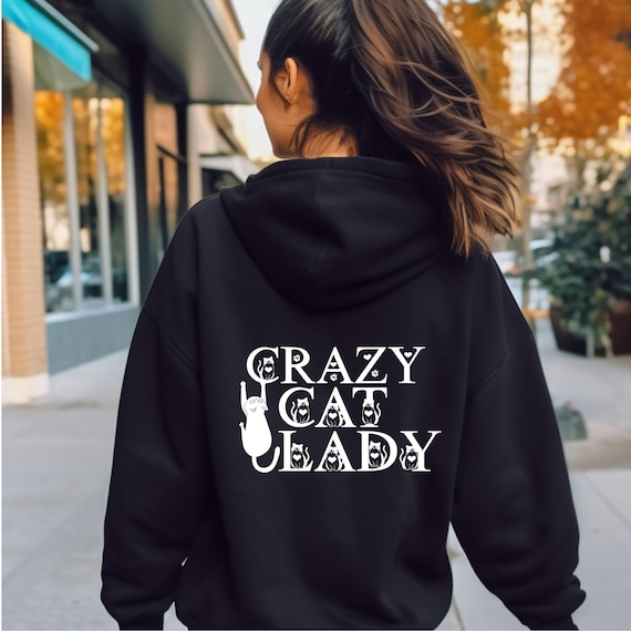 „Cat Mom“ Hoodie für Katzenfans