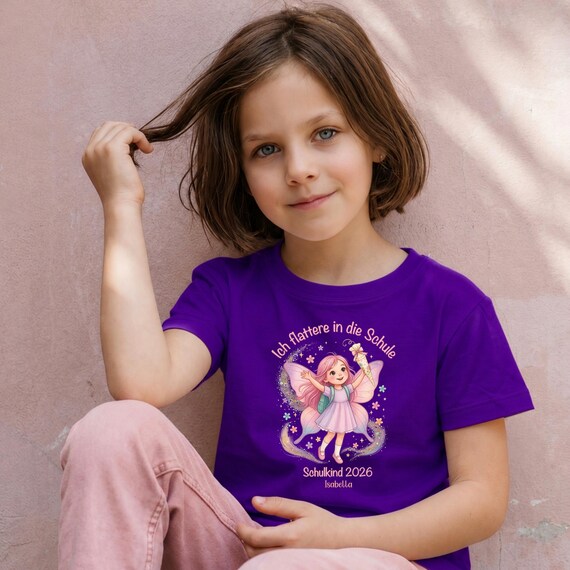 Weiteres Produktbild: Feen-Shirt mit Schmetterling (personalisierbar)