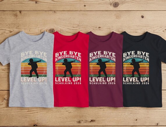 Weiteres Produktbild: Einschulungs-Shirt „Kindergarten Abschied“