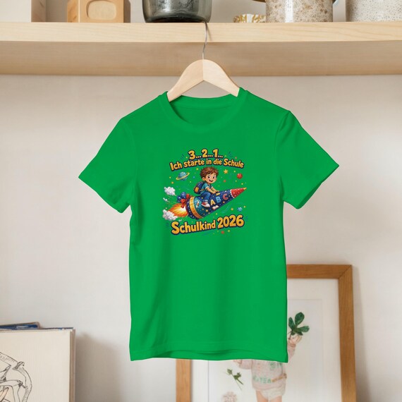 Weiteres Produktbild: Raketen-Shirt zur Einschulung