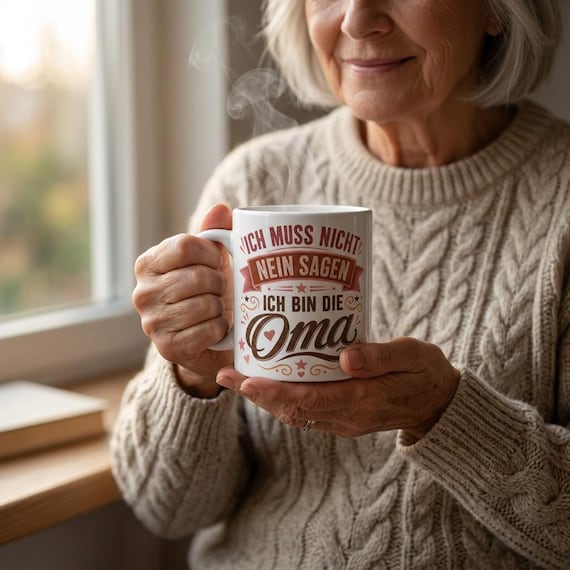 Oma-Tasse mit Spruch
