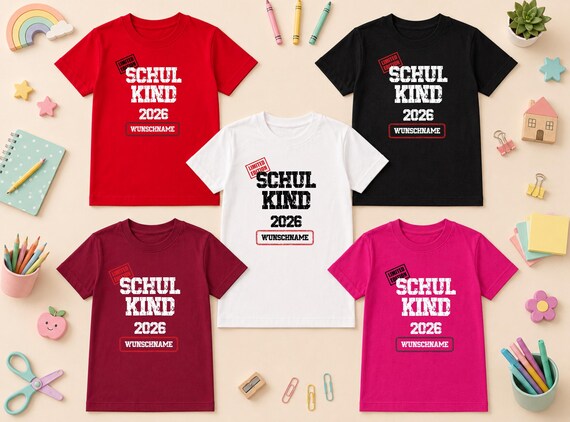 Weiteres Produktbild: Einschulungs-Shirt „Limited Edition“ (personalisierbar)