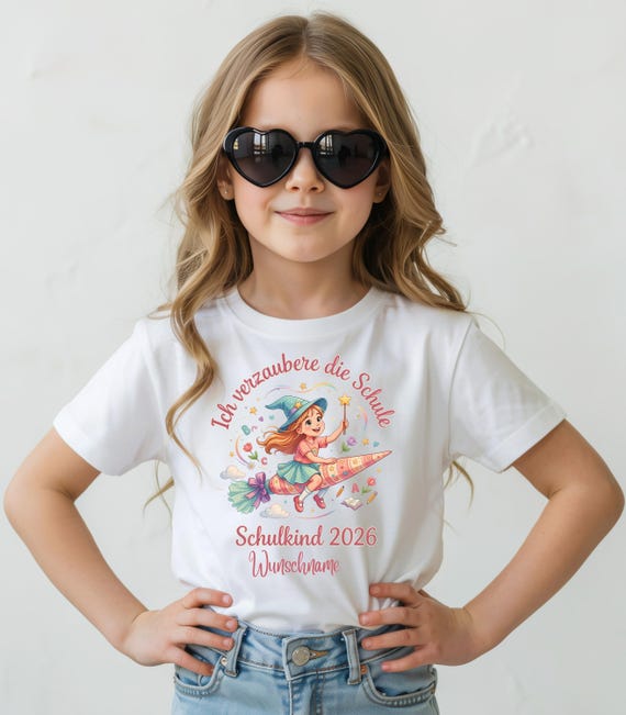 Weiteres Produktbild: Hexen-Shirt zur Einschulung