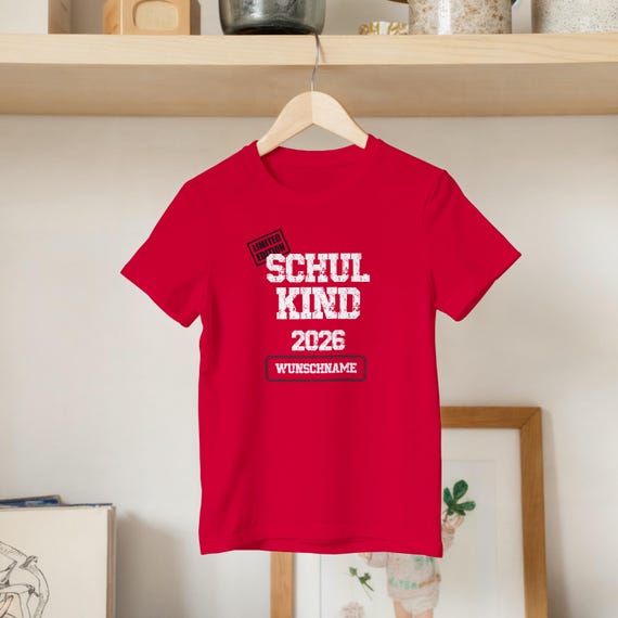 Weiteres Produktbild: Einschulungs-Shirt „Limited Edition“ (personalisierbar)