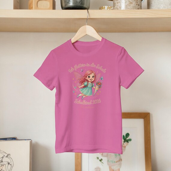 Weiteres Produktbild: Feen-Shirt mit Schmetterling (personalisierbar)