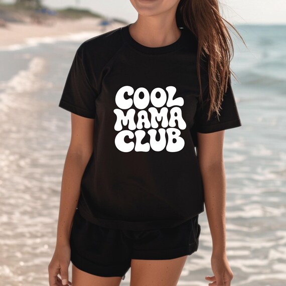 Weiteres Produktbild: „Cool Mama Club“ Retro-Shirt