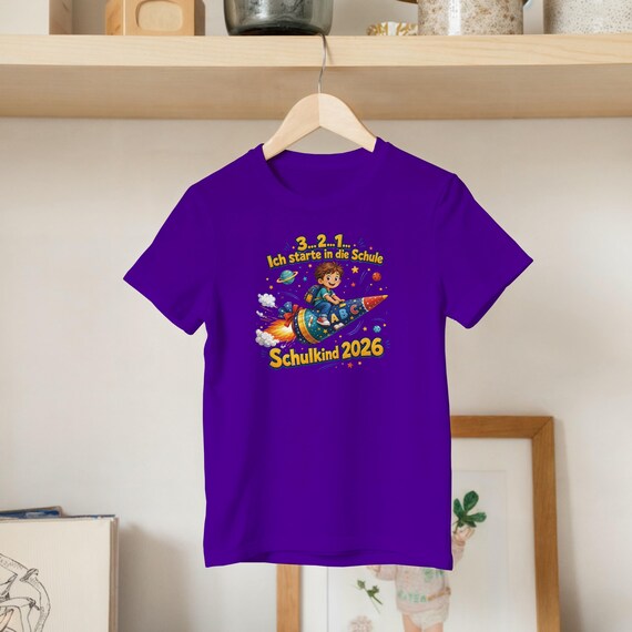 Weiteres Produktbild: Raketen-Shirt zur Einschulung