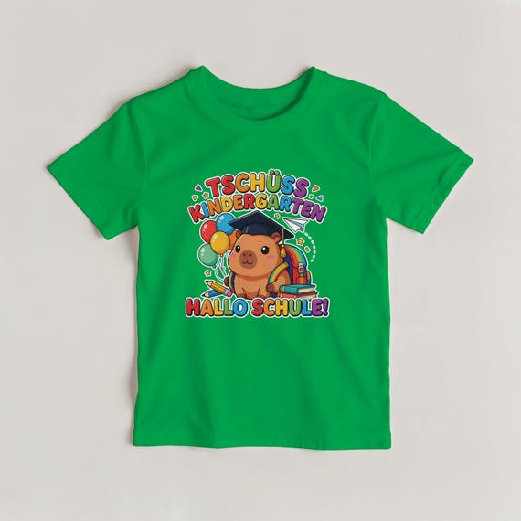 Weiteres Produktbild: Capybara-Shirt zur Einschulung
