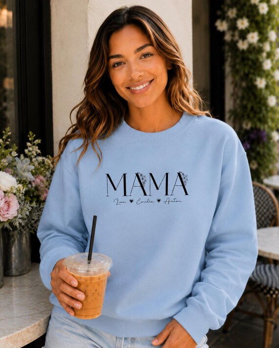Weiteres Produktbild: Mama-Pullover mit Wunschjahr (personalisierbar)