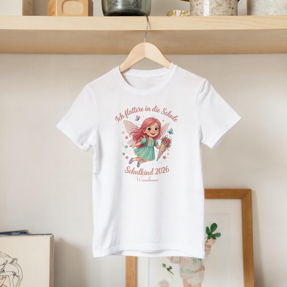 Weiteres Produktbild: Feen-Shirt mit Schmetterling (personalisierbar)