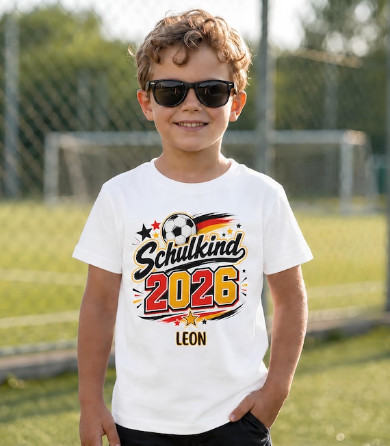Fußball-Shirt zur Einschulung (personalisierbar)