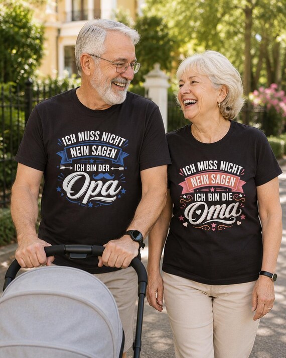 Weiteres Produktbild: Oma & Opa Shirt – Großeltern-Geschenk
