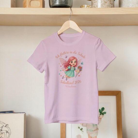 Weiteres Produktbild: Feen-Shirt mit Schmetterling (personalisierbar)