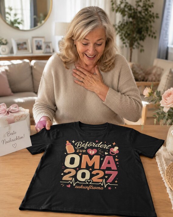 Weiteres Produktbild: Shirt „Werdende Oma 2027“