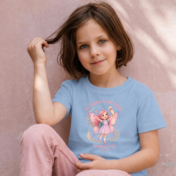 Weiteres Produktbild: Feen-Shirt mit Schmetterling (personalisierbar)