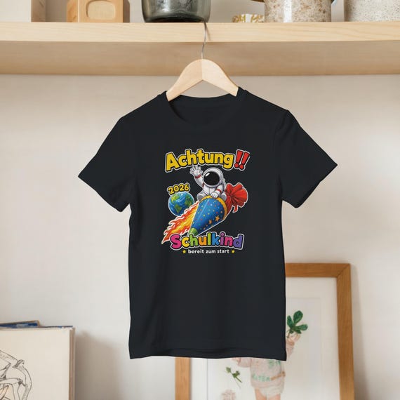 Weiteres Produktbild: Raketen-Shirt zur Einschulung