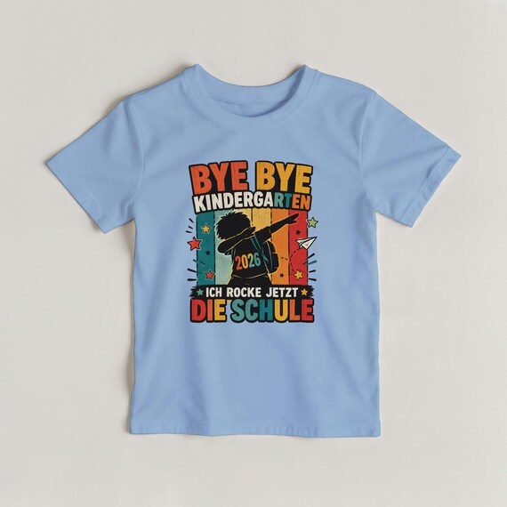 Weiteres Produktbild: Einschulungs-Shirt „Erste Klasse“ Retro