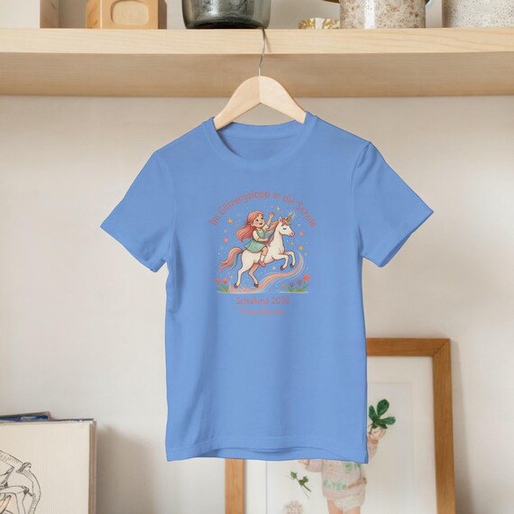 Weiteres Produktbild: Einhorn-Shirt zur Einschulung