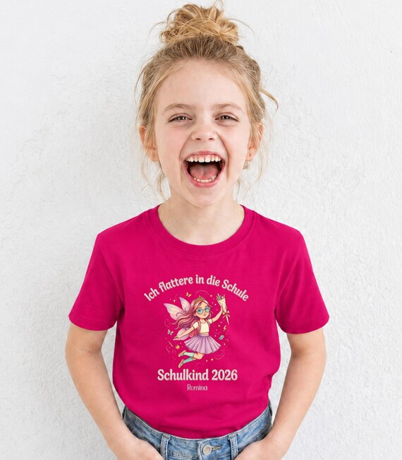 Weiteres Produktbild: Feen-Shirt mit Schmetterling (personalisierbar)