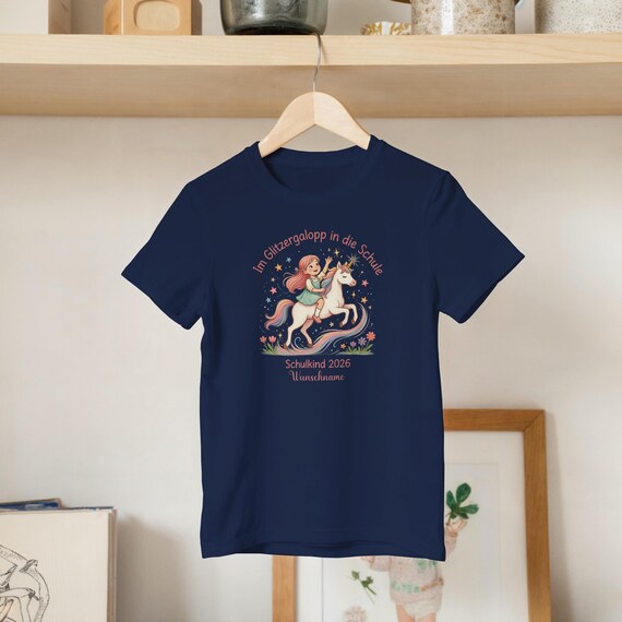 Weiteres Produktbild: Einhorn-Shirt zur Einschulung