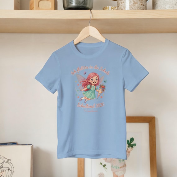 Weiteres Produktbild: Feen-Shirt mit Schmetterling (personalisierbar)
