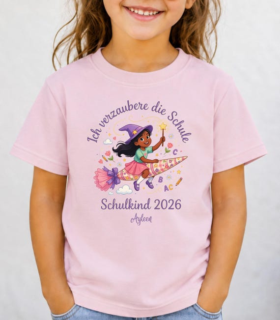 Weiteres Produktbild: Hexen-Shirt zur Einschulung