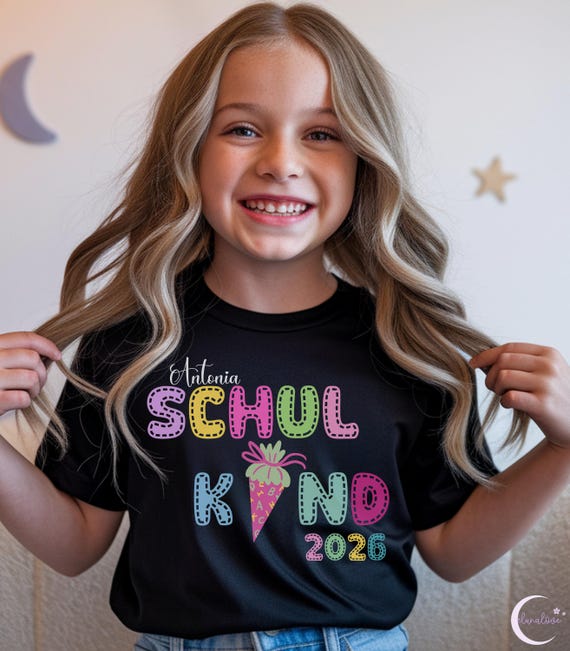 Weiteres Produktbild: Einschulungs-Shirt zum Schulbeginn (personalisierbar)