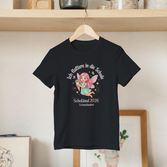 Weiteres Produktbild: Feen-Shirt zur Einschulung (personalisierbar)