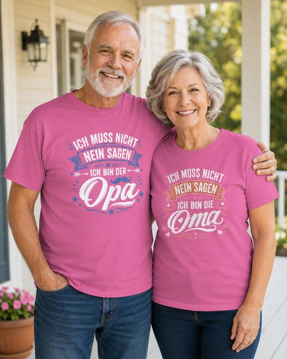 Weiteres Produktbild: Oma & Opa Shirt – Großeltern-Geschenk