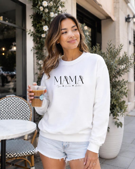 Weiteres Produktbild: Mama-Pullover mit Wunschjahr (personalisierbar)