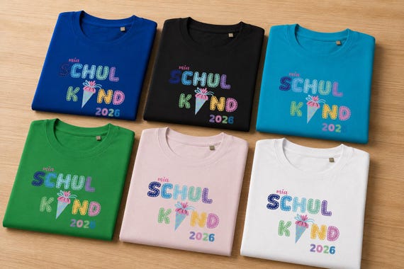 Weiteres Produktbild: Individuelles Einschulungs-Shirt (personalisierbar)