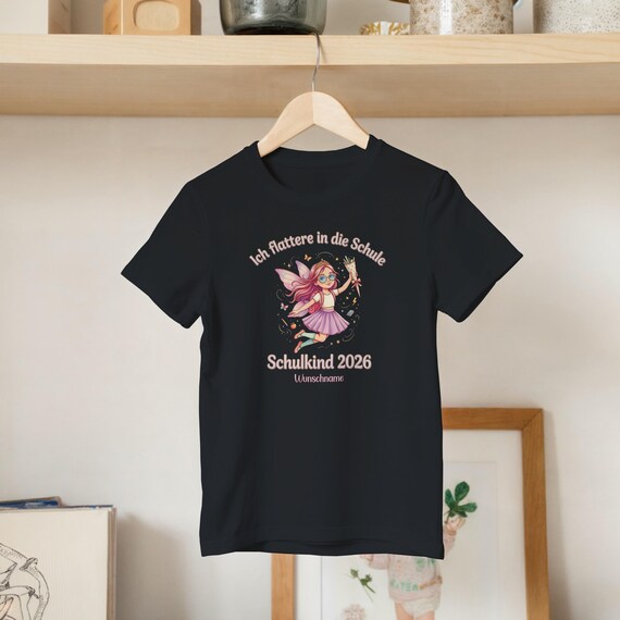 Weiteres Produktbild: Feen-Shirt mit Schmetterling (personalisierbar)