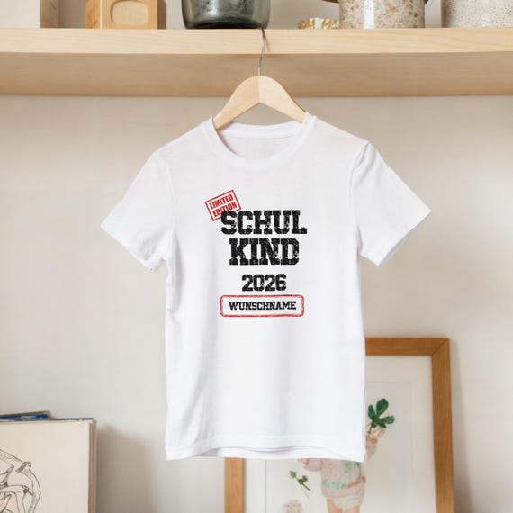 Weiteres Produktbild: Einschulungs-Shirt „Limited Edition“ (personalisierbar)