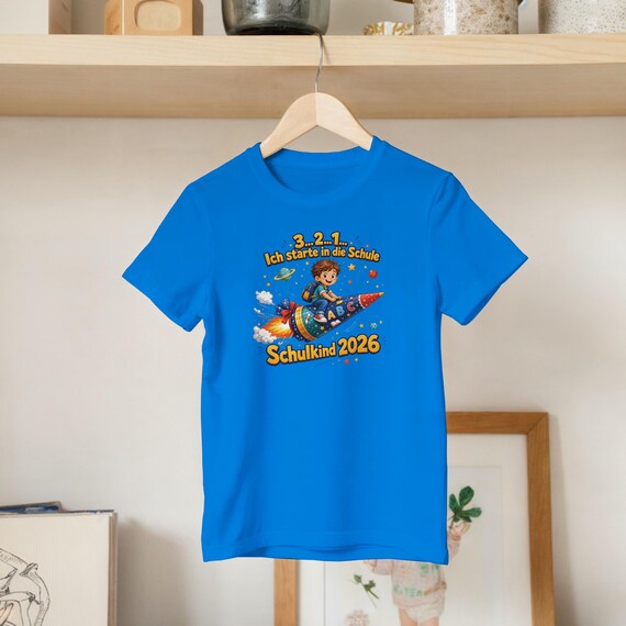 Weiteres Produktbild: Raketen-Shirt zur Einschulung