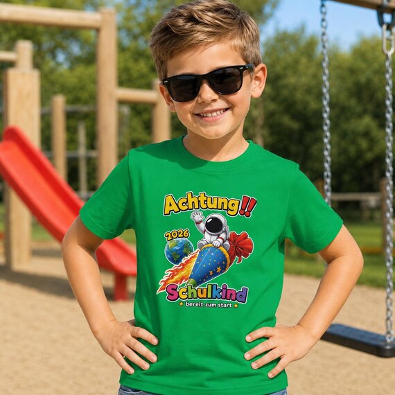 Weiteres Produktbild: Raketen-Shirt zur Einschulung