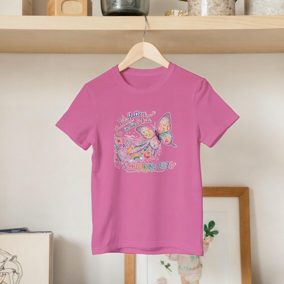 Weiteres Produktbild: Schmetterlings-Shirt zur Einschulung